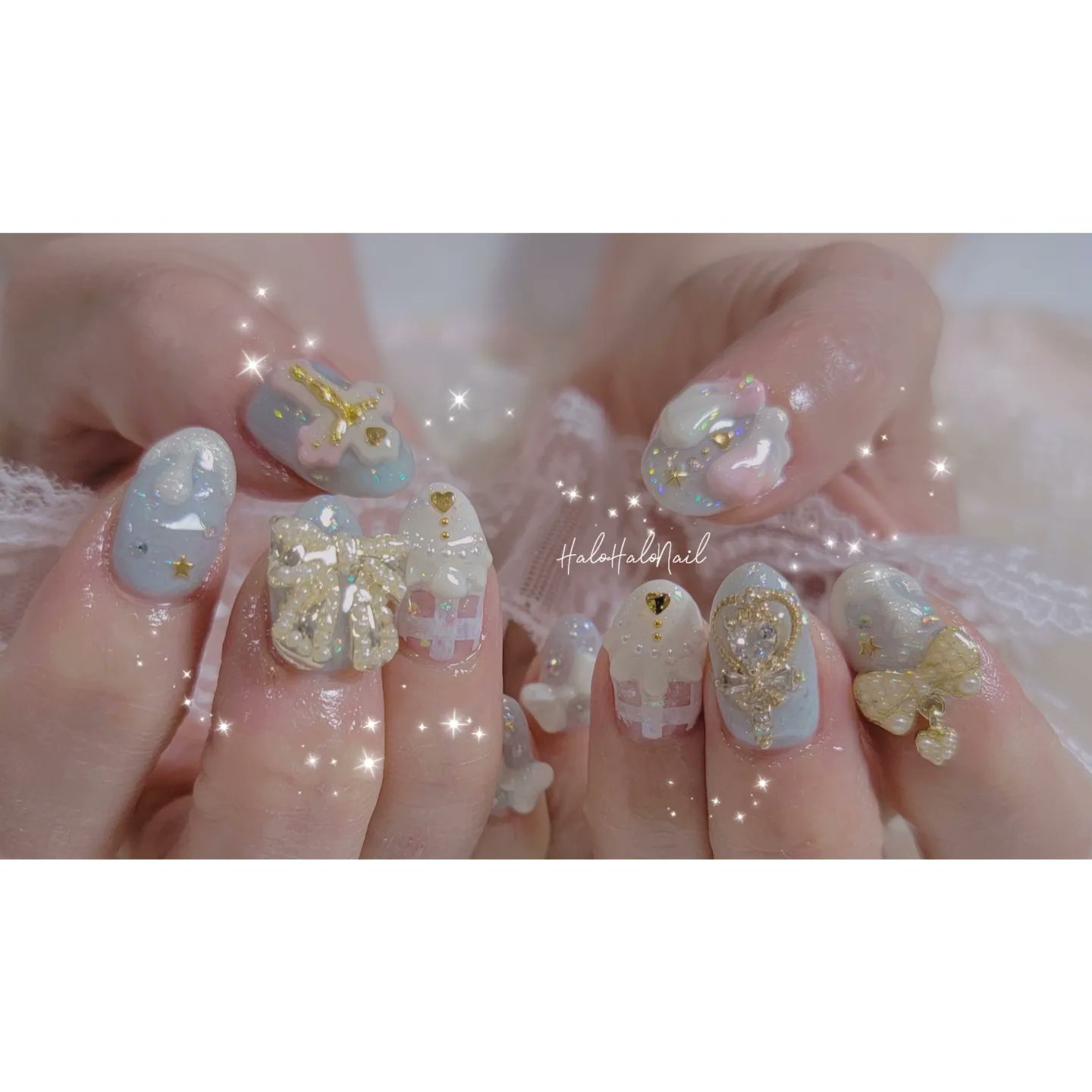 大阪なんば 痛ネイル ハロハロネイル ながむら Salonhalohalo Twitter