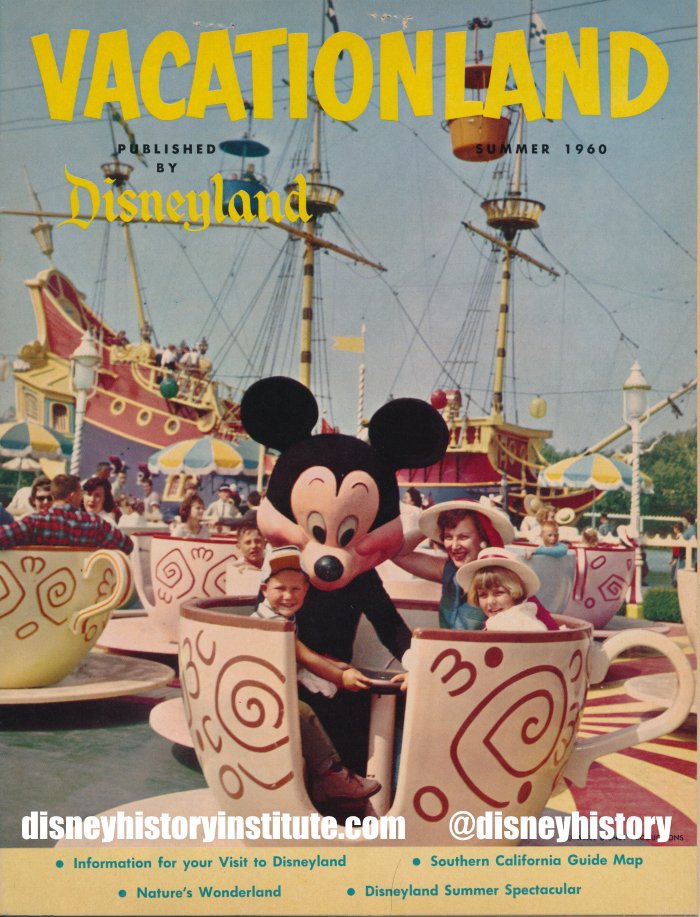 DisneyHistory's tweet photo. Cover of Vacationland Magazine for Summer 1960. #randomDHI #disneyland #vacationland https://t.co/4DSyOI08zn