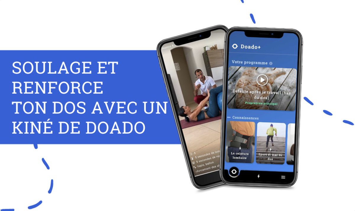 Open_Startup_'s tweet photo. @TeamDoado est une application dotée d’une Intelligence Artificielle conçue par des kinésithérapeutes qui agit en préventif et oriente dans son parcours de soin pour le mal de dos.

Curieux ? Rendez-vous le 19 Octobre à Bordeaux ! https://t.co/XWtd0r0JHw
