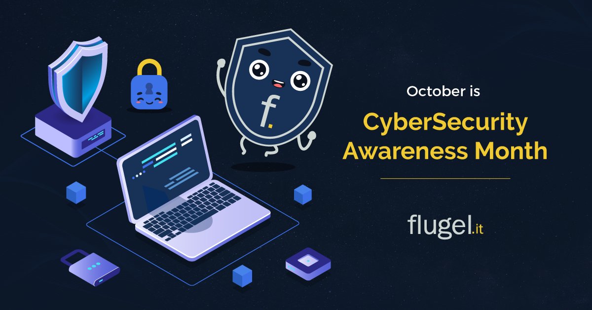 flugelit's tweet photo. It’s Cybersecurity Awareness Month 🙌😎 

#BeCyberSmart #CyberMonth #CybersecurityAwarenessMonth #cybersecurity https://t.co/clLkfLkWYC