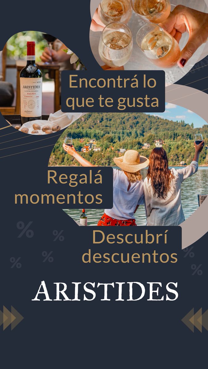 ¡Encontrá lo que te gusta, regala momentos! aristideswines.com.ar
