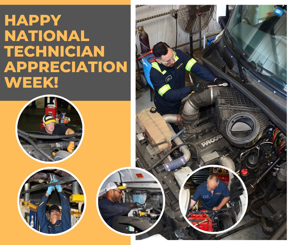 TranserviceInc's tweet photo. Happy National Technician Appreciation Week! Thank you to all of the Transervice Technicians for always keeping our trucks on the road! 

#thankyou #teamwork #technicianappreciationweek #technician #mechanic #workfortranservice #driveamerica #logistics #logisticscompany https://t.co/4UKTo4TilW