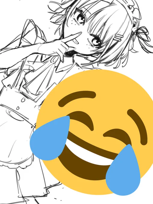 メイド服の練習してたクソむずいデザイン力の無さが顕著すぎて凹んだ続きはまた明日 