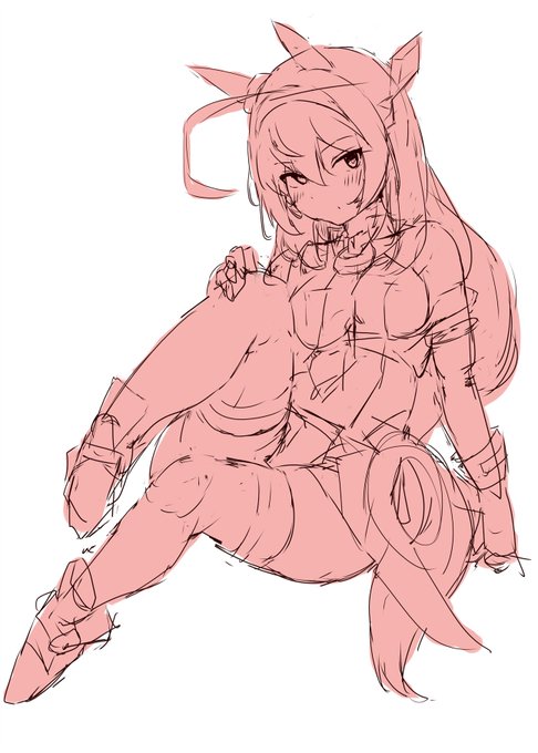 15日目
僕の担当ウマ娘のラフ 