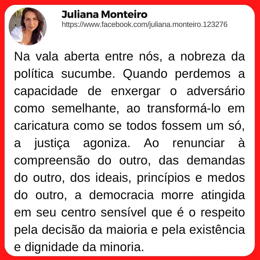 O texto todo está aqui: facebook.com/juliana.montei…
