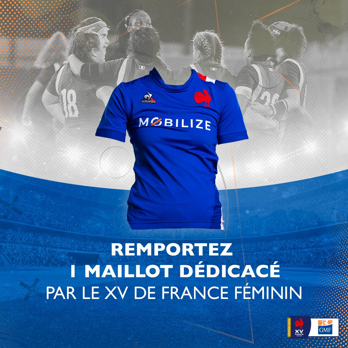 assurementrugby's tweet photo. Tentez de remporter 𝟏 𝐦𝐚𝐢𝐥𝐥𝐨𝐭 𝐝𝐞́𝐝𝐢𝐜𝐚𝐜𝐞́ 𝐩𝐚𝐫 𝐥𝐞 𝐗𝐕 𝐝𝐞 𝐅𝐫𝐚𝐧𝐜𝐞 𝐟𝐞́𝐦𝐢𝐧𝐢𝐧 🇫🇷🏉 

➡️ Pour participer*: 𝐬𝐮𝐢𝐯𝐞𝐳-𝐧𝐨𝐮𝐬 (@assurementrugby) 𝐞𝐭 𝐑𝐓 ce post

#EngagésPourLeCollectif @FranceRugby
*Tirage au sort le 06/10 à 12h🍀 https://t.co/zQBFmtuk0J
