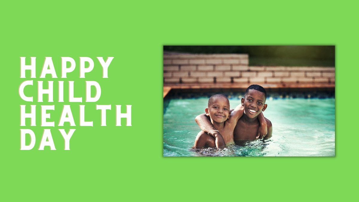 poolsafely's tweet photo. Happy #ChildHealthDay! Swimming is a great way for children to exercise and stay healthy, so make sure your kids get swim lessons to enjoy the pool to the fullest. Learn more: https://t.co/q1FErBmrK1 https://t.co/xnJxN1B4tM