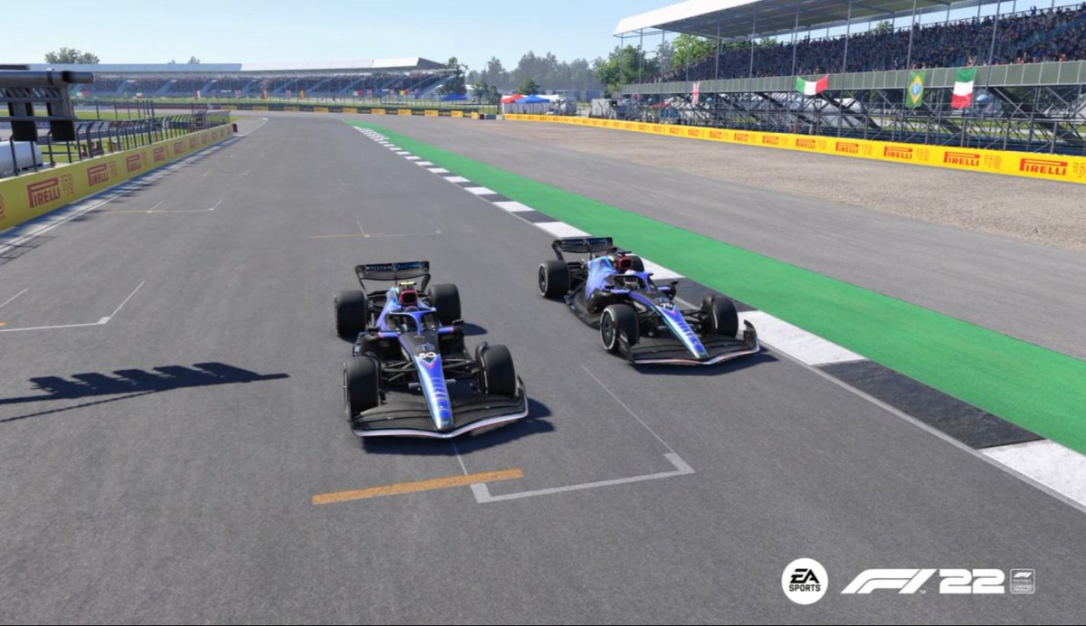 1-2 para Williams en <a href="/colombia_f1/">Colombia F1</a>, intentando recuperarnos de los abandonos en las primeras fechas.

Sabíamos que teníamos ritmo en Silverstone y era importante sumar juntos. Un pequeño error me dejo retrasado en P9 pero con buen ritmo recuperamos la punta.

Vamoshhh!