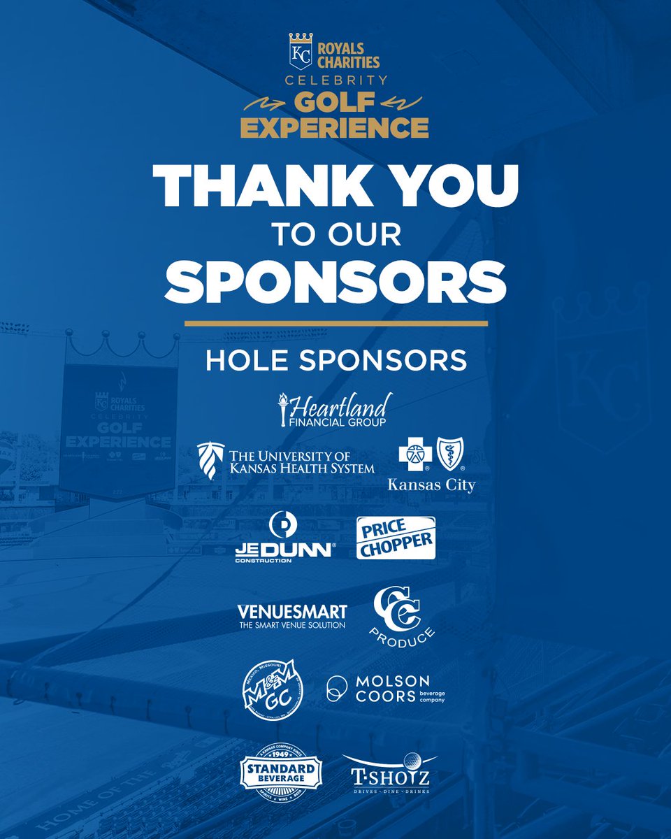 Royals Charities would like to thank Celebrity Golf Experience Hole Sponsors for their support and help in making the day one to remember!