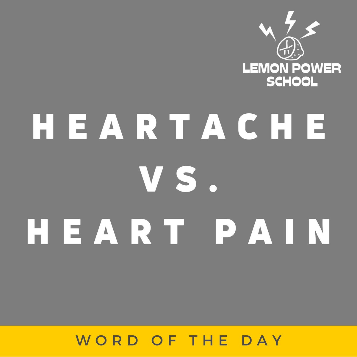 tlteducation's tweet image. 🍋🇬🇧 ¿Sabías cómo se dice "tengo un dolor en el pecho" y cómo diferenciarlo de un "dolor emocional" cuando estás triste? 🤨

Hoy, en nuestra sección #WordOfTheDay , te damos un #lemontip de idioma que a menudo es confundido 🙌🏼🍋⚡️

#thelemontree #internationaleducation  #wod