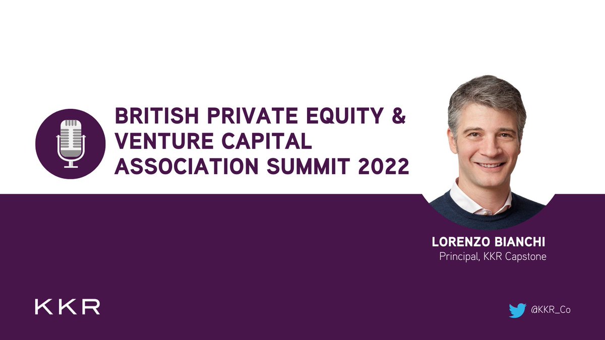 KKR Capstone’s Lorenzo Bianchi will join tomorrow’s British Private Equity & Venture Capital Association Summit 2022 to discuss digital value creation #KKRTechnology