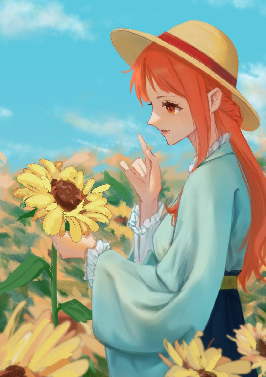 Cynthia_cyn99's tweet photo. 和服娜美但是画不好了  凑合着看
吧 #nami    #ナミ  #ONEPIECE https://t.co/2buwLAUEFc