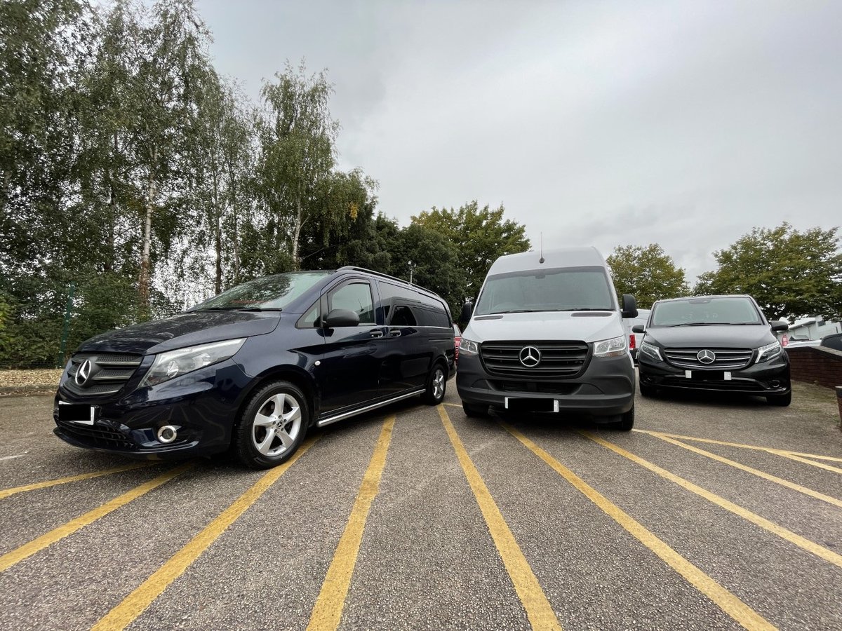 Three handovers ready to hit the road. A fantastic end to a successful month at #MercedesBenz Van Centre #Exeter!

Come and speak to us about your van requirements. The team are ready to assist where possible: bit.ly/3M3yPRv
