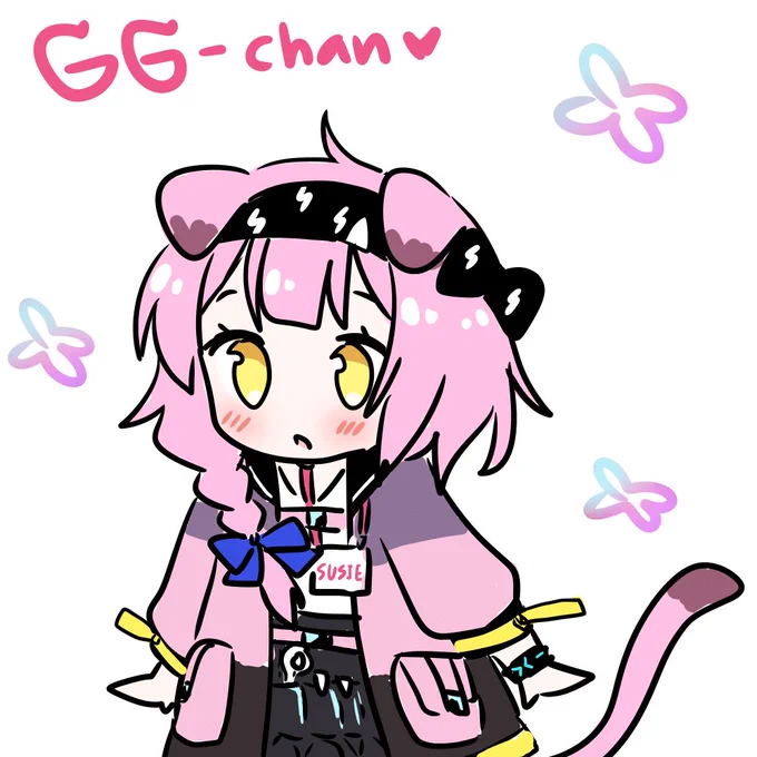 Drawing cute cat to bright my day