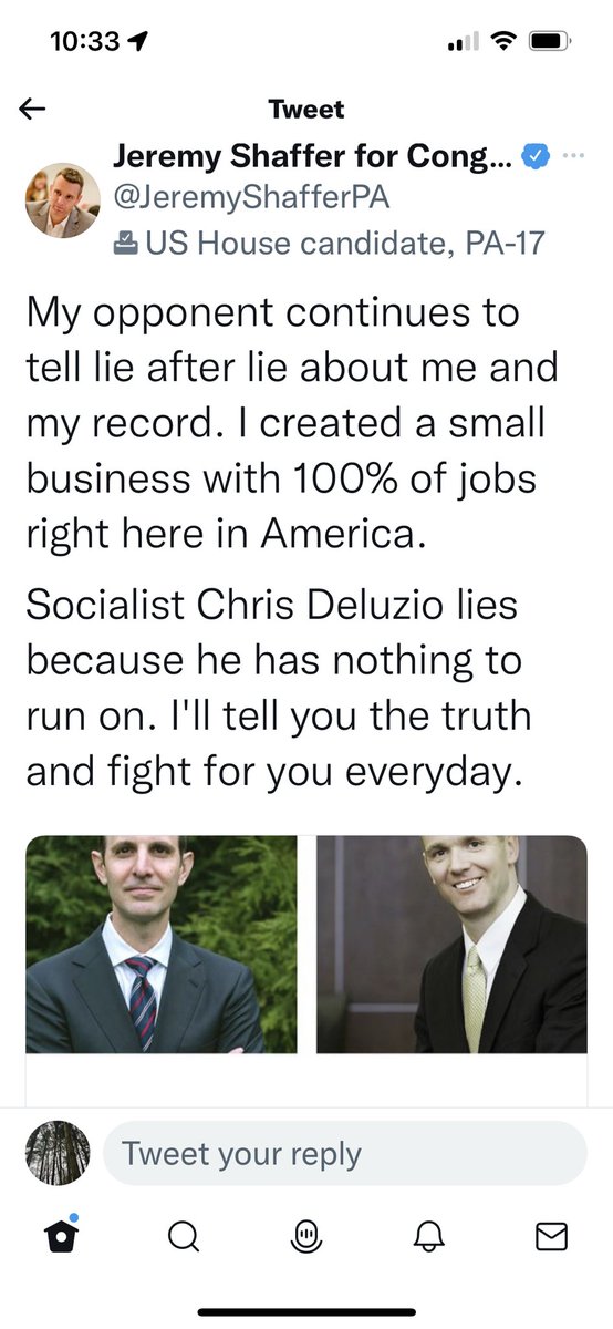 syncwave's tweet image. Shaffer keeps accusing his opponent of lying. Let’s talk about how you lied in 2018 when your campaign took your opponents signs and added the word socialist to them. As I remember your campaign mgr got in trouble for that.