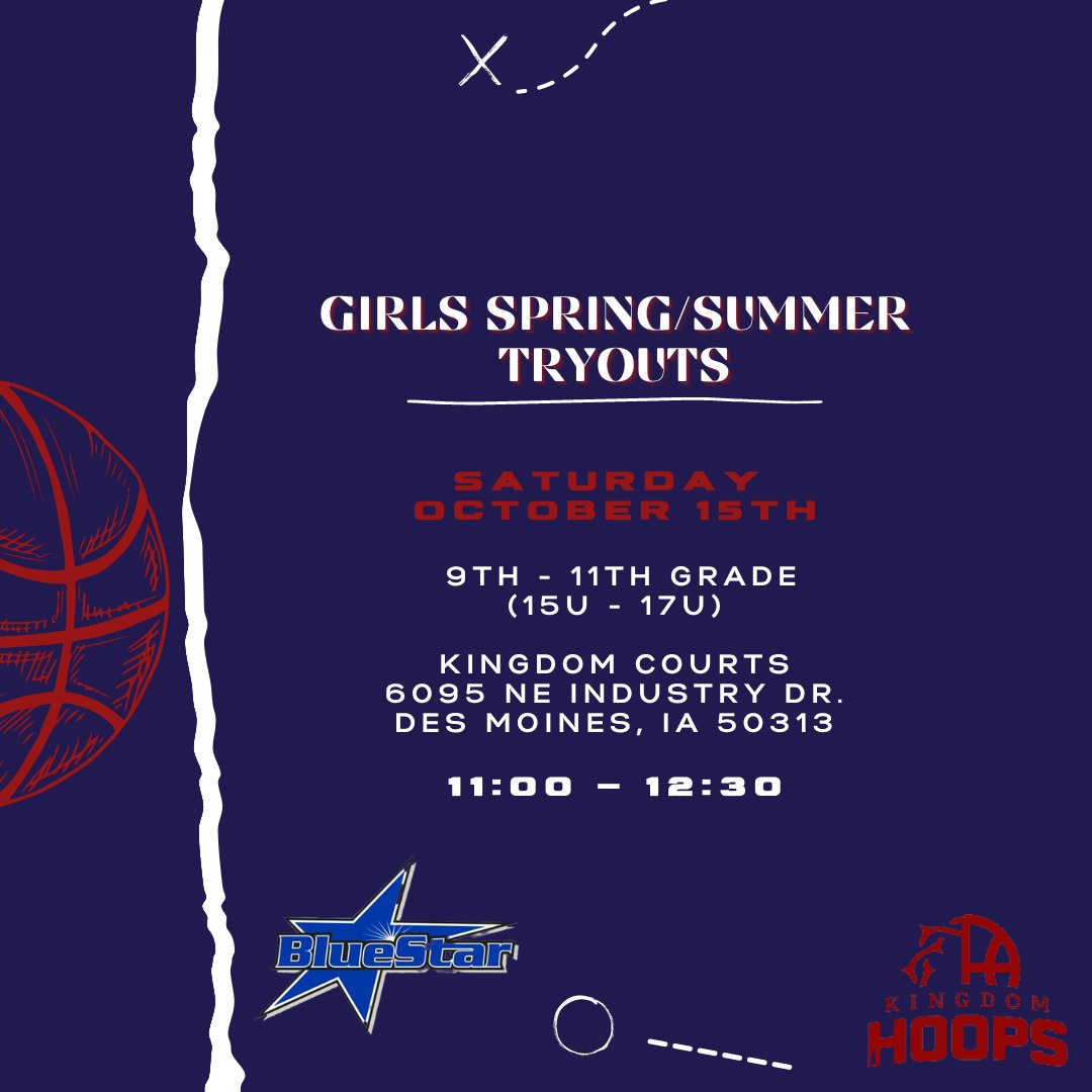 hoops_kingdom's tweet photo. BIG Announcement‼️

Girls Spring/Summer High School Tryouts in 2 WEEKS 🔜Hope to see you there‼️

Register at the link below⬇️
💻🔗https://t.co/sFmdfSKjXs https://t.co/kd6EqXrFn2