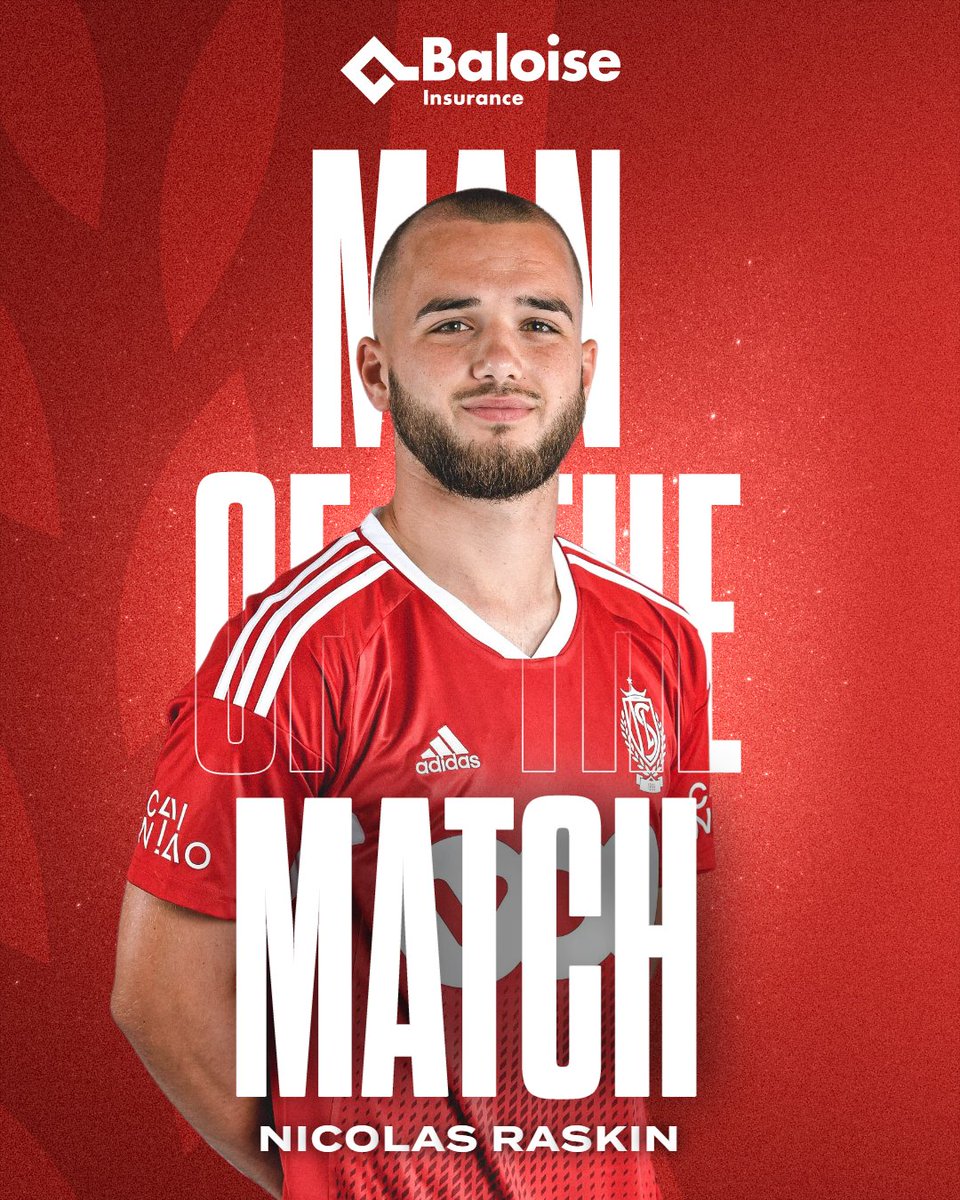 Standard_RSCL's tweet photo. 🔴⚪ Baloise 𝗠𝗮𝗻 𝗢𝗳 𝗧𝗵𝗲 𝗠𝗮𝘁𝗰𝗵 🆚 Seraing 👉 Nicolas Raskin 🇧🇪
#STASER #RSCL #StandardApp 📲 https://t.co/ugteCUD7Wh