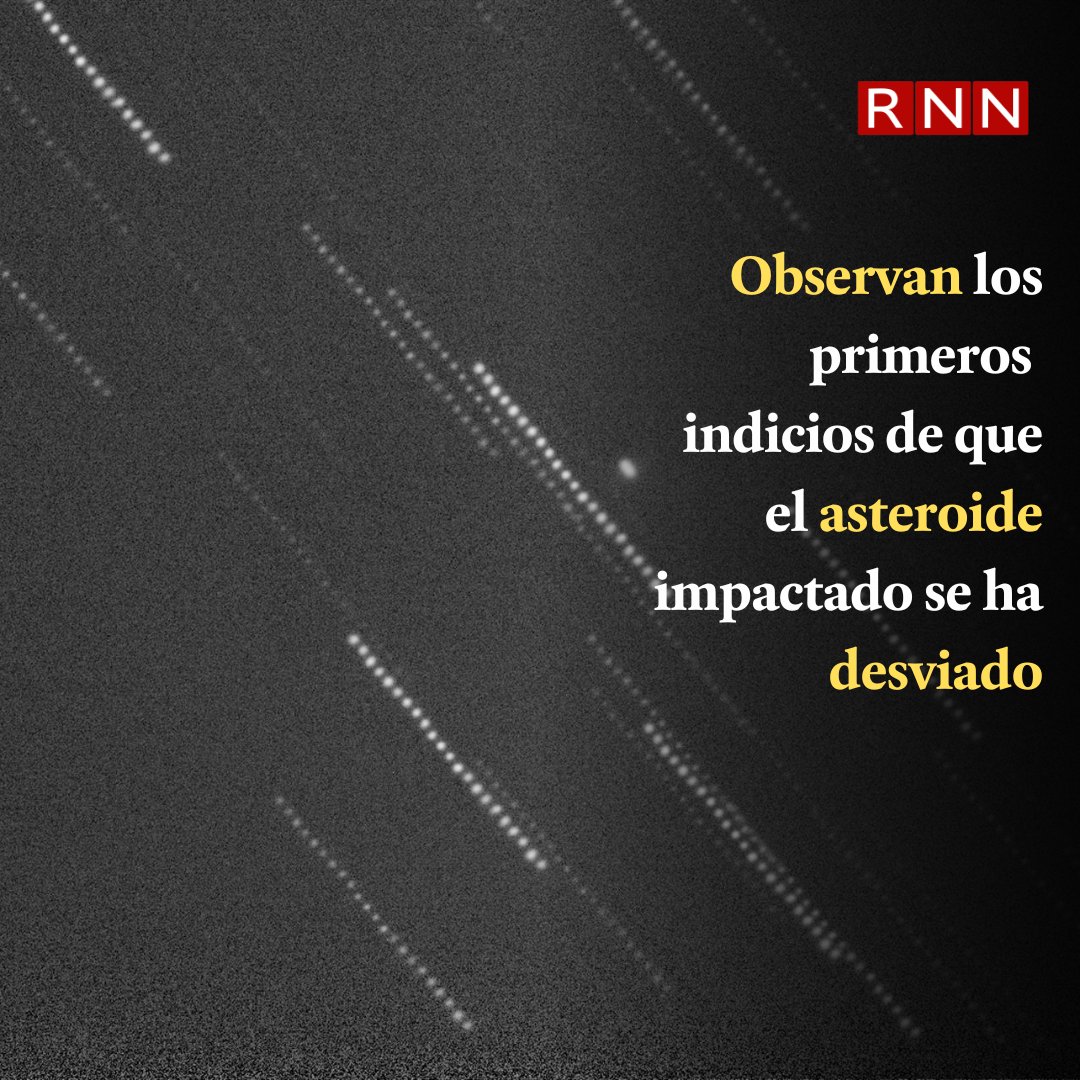 NoticiasRNN's tweet image. Astrónomos del Observatorio de Pujalt, en la provincia española de Barcelona, han observado los primeros indicios de que Didymos.

Fuente: EFE.

#NoticiasRNN #RNNtech #Tierra #ObservatoriodePujalt #ObjetosEspaciales 

wp.me/pbRwvr-T1g
