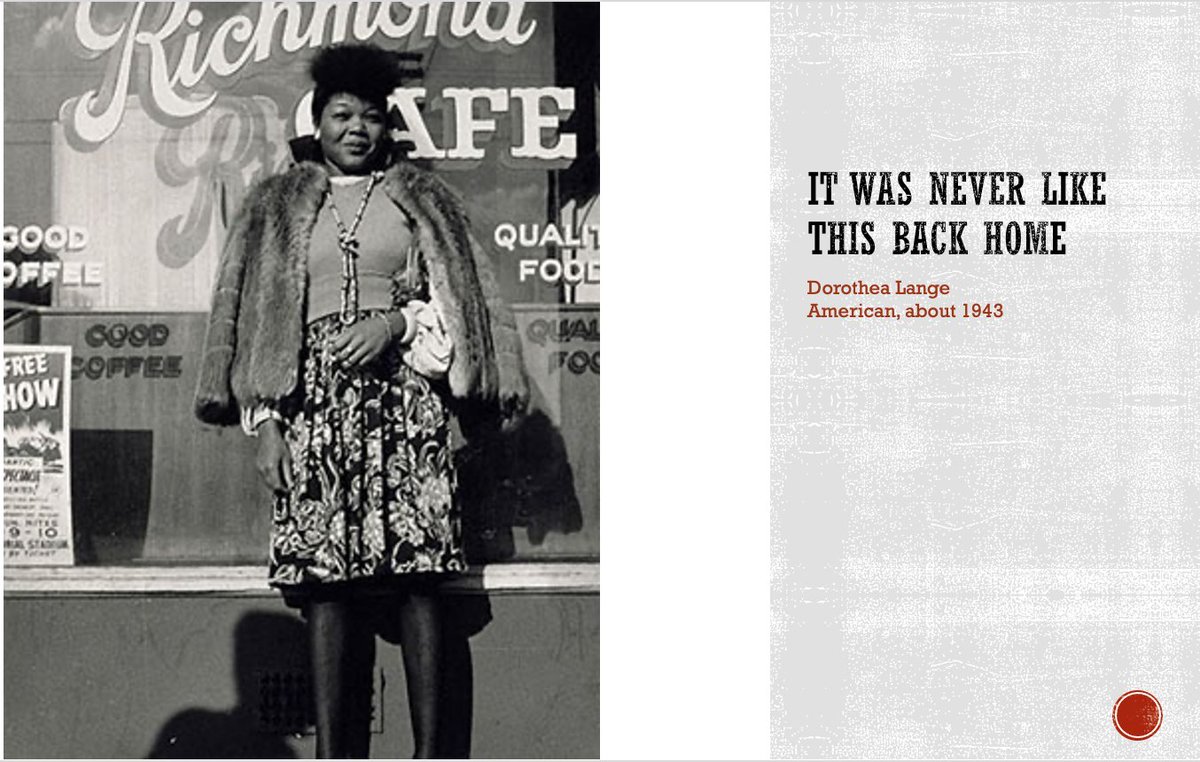 jessicac_studio's tweet photo. Throwback lesson learning from Dorothea Lange. How does the low vantage point affect the impression of the person in the picture? https://t.co/sPQRmZflhb