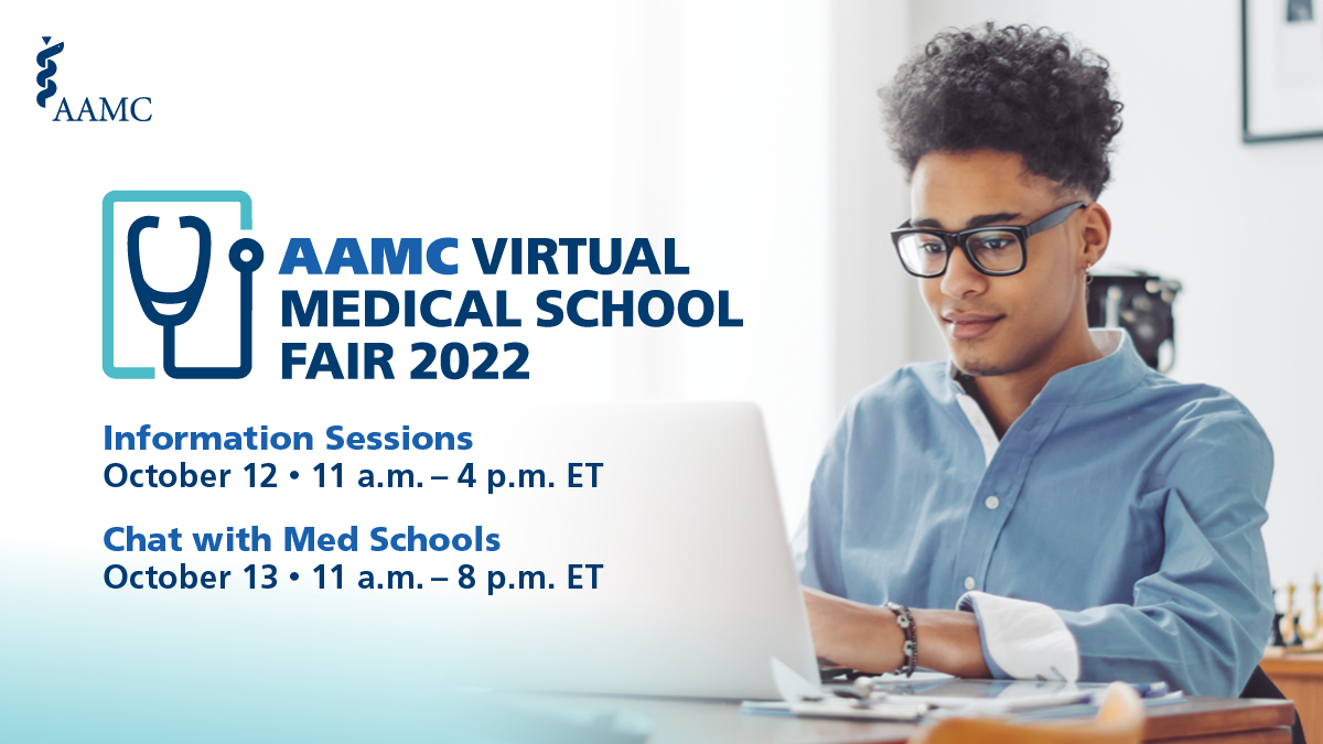 AAMCPreMed's tweet photo. How can you use medical school mission statements to streamline your application process? Learn about this and much more during our Virtual Fair live information sessions on 10/12: https://t.co/34bvP3zIQF https://t.co/mUnXJuDd0s