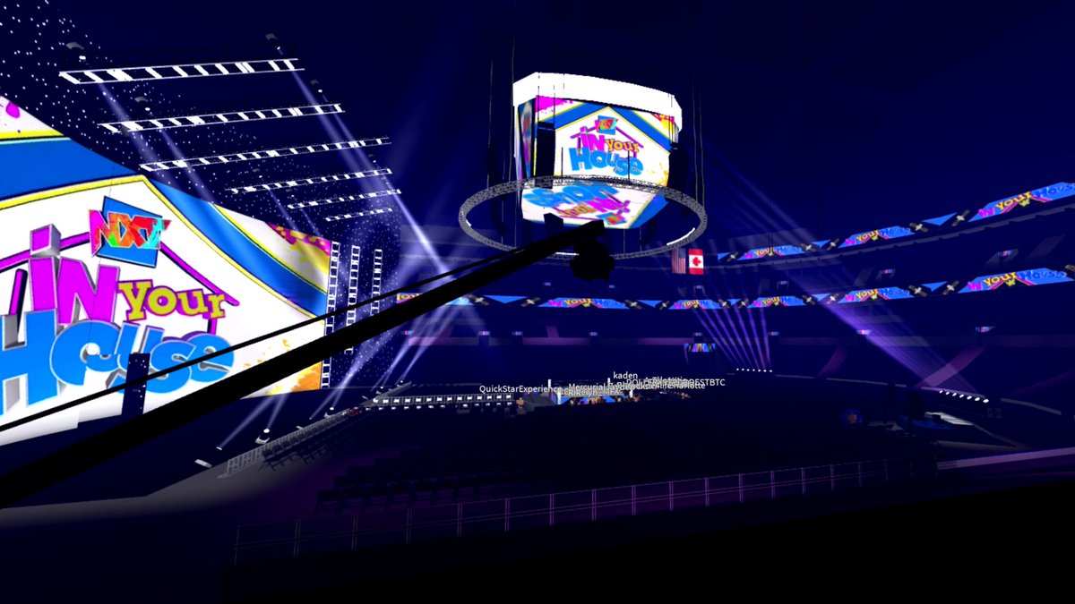 WWES4_ROBLOX's tweet photo. #WWES3Raw &amp; #NXTInYourHouse were sold out in Canada and Florida with high attendances these last two nights, thank you to the WWES3 Universe for a amazing weekend!

Were back again THIS FRIDAY for #SmackDown, and a Special #OldSchoolRaw THIS SATURDAY! Cards release soon. https://t.co/yaas1lsSpF