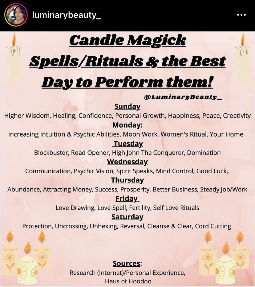 LuminaryBeauty_'s tweet photo. Happy Moonday y’all!! Here’s a quick way guide for your Monday Rituals to help align with the Moon every Monday! 💞
#luminarybeauty #witchshit #hoodoo https://t.co/734usaQzbY