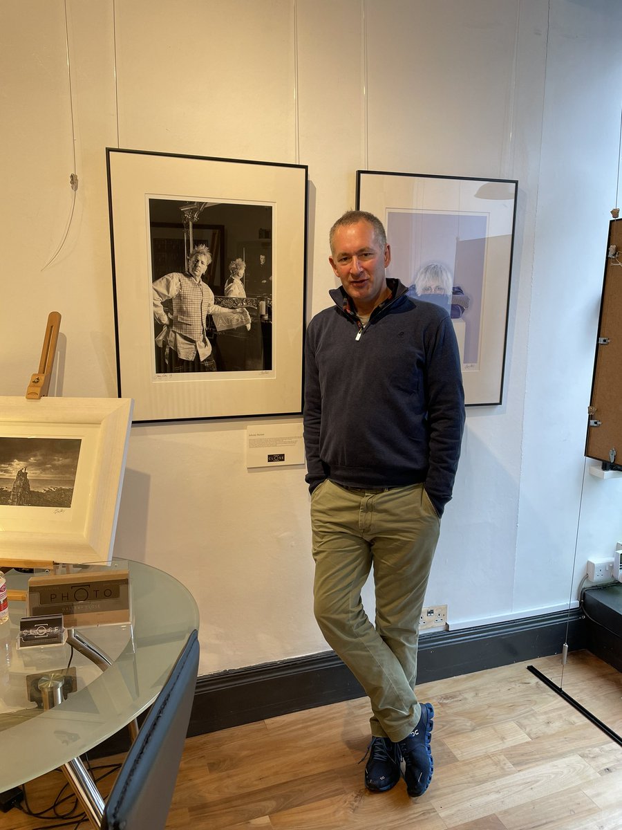 DeidreBrock's tweet image. Good to meet photographer Chris Close at his Howe St gallery, to discuss extremely worrying copyright exception UK Government plans for its #TextandDataMining legislation