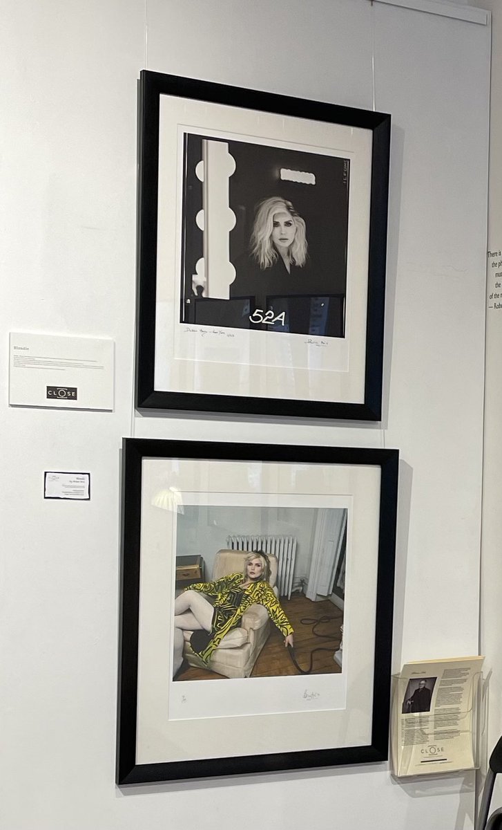 DeidreBrock's tweet image. Good to meet photographer Chris Close at his Howe St gallery, to discuss extremely worrying copyright exception UK Government plans for its #TextandDataMining legislation