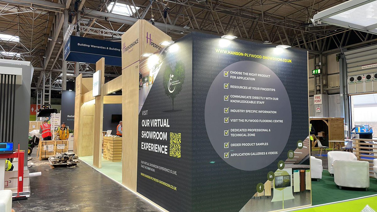 All set up and ready for the first day of UK Construction Week tomorrow! Stop by and see us on Stand T110 (next to the UKCW bar) Don't forget to grab your copy of the Hanson 2023 Brochure also!