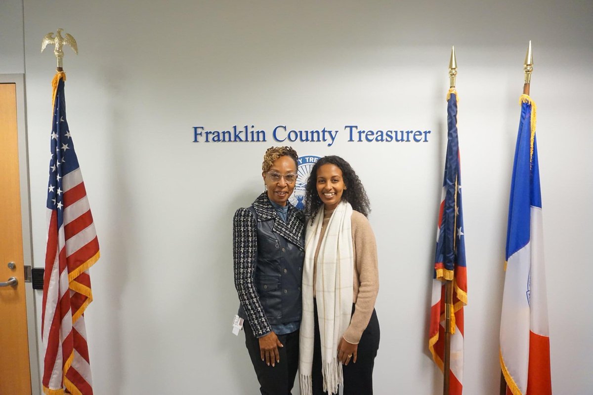 TreasurerCBS's tweet photo. Today, Treasurer Cheryl Brooks Sullivan welcomed Lilly Tesfai as the newest member of our team! Lilly will be our Director of Data Analytics and we are so glad she is with us! Join us in giving her a warm welcome! https://t.co/kUxsrkA95B