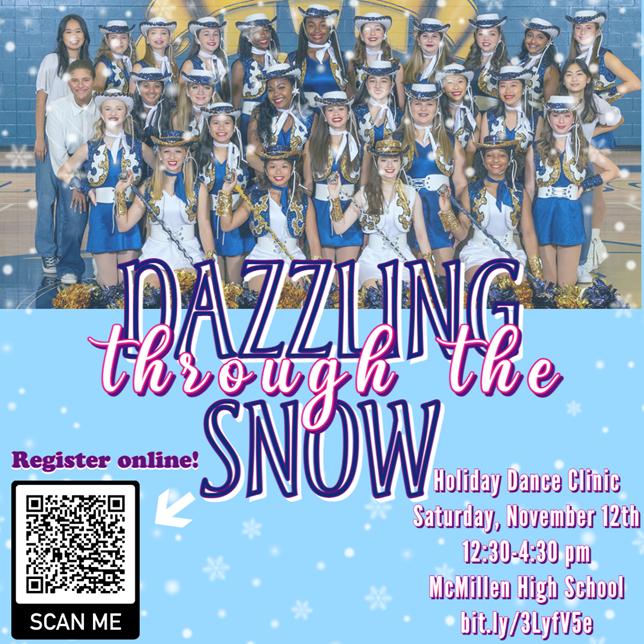 McMillenNation's tweet photo. Dazzlers Dance Clinic (12:30-4:30) &amp; Craft/Vendor Fair (10am - 5 pm) will be Sat, Nov 12! This event is open to all who love to dance, ages Pre-K to 8th grade. Register here: https://t.co/kdhCTK4Ib2 Children do not have to be PISD students to attend. https://t.co/4SAn5Gu763