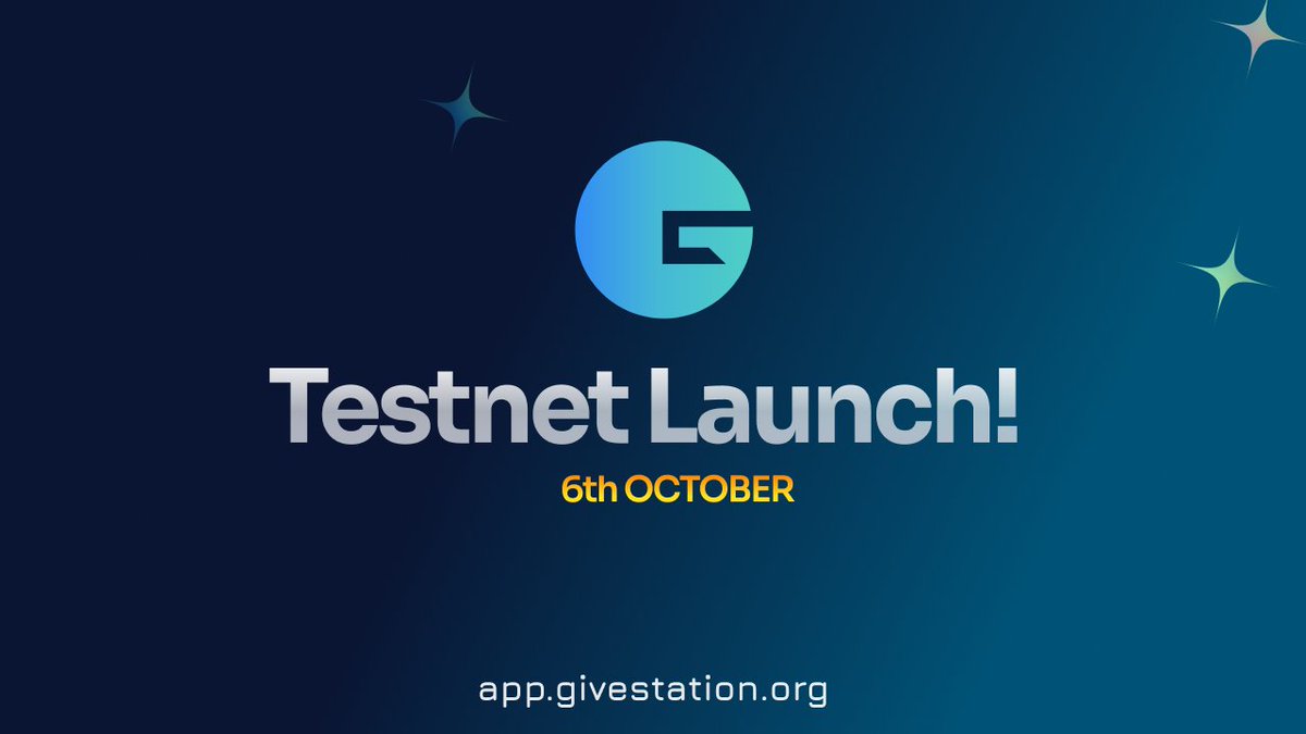 GiveStation's tweet photo. Hey 👋😀

Excited to launch our incentivised testnet on October 6th 2022 

Anyone will be able to connect their wallet and try our DApp across multiple protocols
🔴@optimismFND
🟣@0xPolygon
🔵@arbitrum
🟢@gnosischain
🟡@binance

Join our Discord for more: https://t.co/sDshY5T17t https://t.co/ahgWe2TSaK