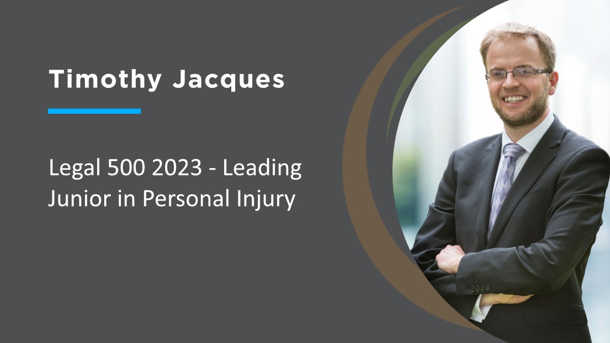 cornwall_street's tweet photo. Tim Jacques has been ranked a Leading Junior in Personal Injury in the @thelegal500.

https://t.co/tlBeyXbUiv https://t.co/KmYQOYPOLK