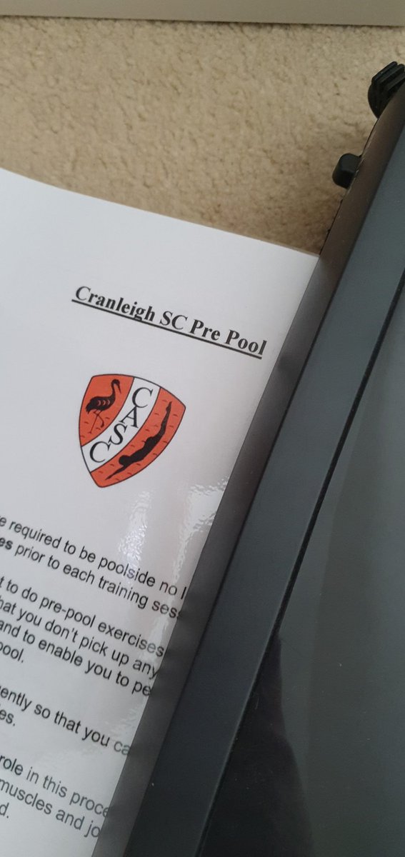 CranleighASC's tweet image. We're introducing pre-pool for our senior squad from tonight. An easy way to help our swimmers get the most out of their pool training by mobilising, activating and priming those important muscle groups.

#swimming #swimmingclub #prepool #warmup #training