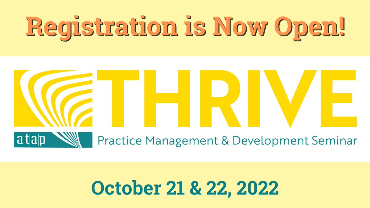 Practice Management and Business Development topics, networking opportunities, and FULLY HYBRID! Learn more &amp; register now: ow.ly/LrJk50KZNQu