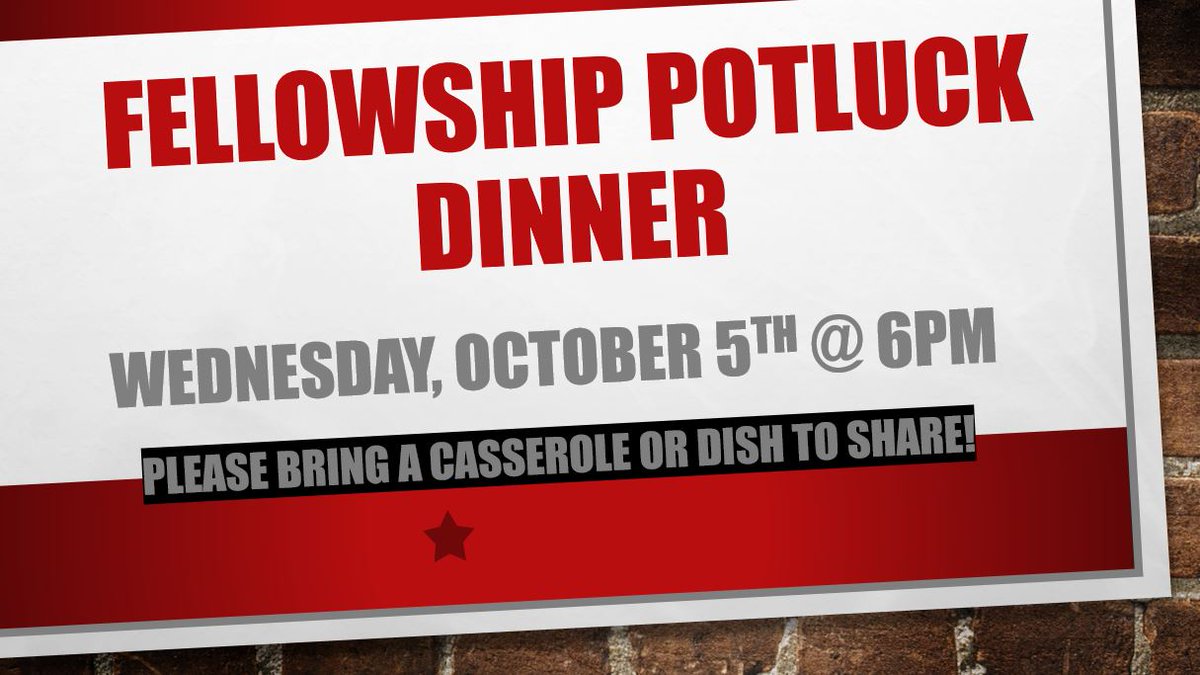 NewLifeLouisa's tweet photo. We hope you can join us this Wednesday for some great food and fellowship! https://t.co/j1OvFpIQp0
