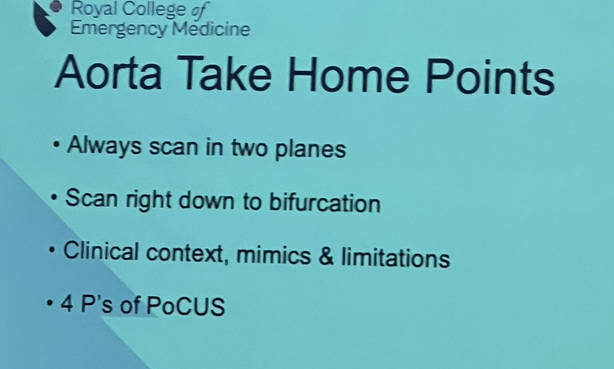 <a href="/mattymac1188/">MGWMac</a> delivering an excellent talk on top tips for eFAST &amp; AAA scanning. Great take home messages! Well done Matt!