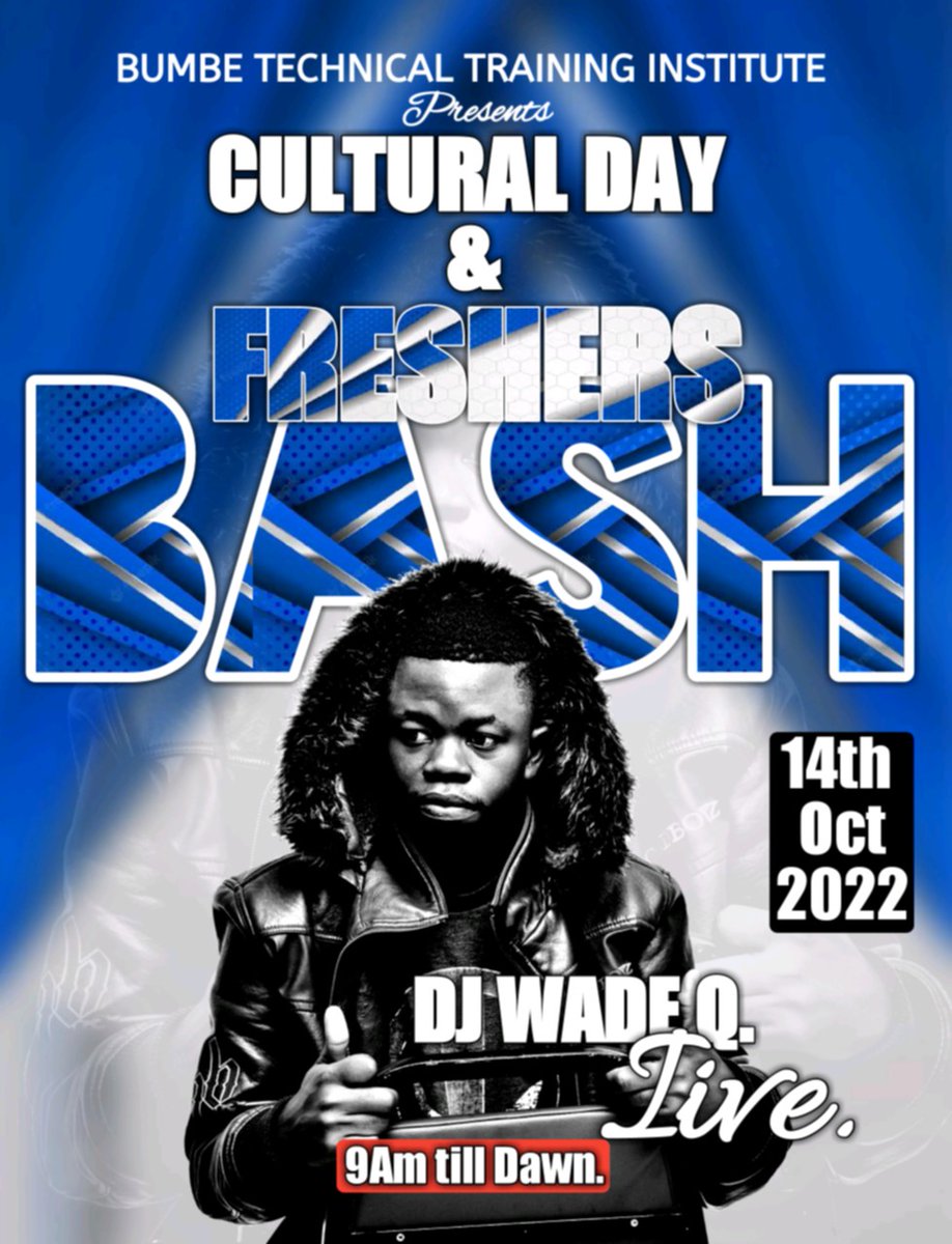 BigshipSounds's tweet image. Our supportive Gang tunakuja tena inside bumbe technical training institute #culturaldal #freshersbash 1️⃣4️⃣th October @djwadeq will be live from 9am till Dawn....
cc @swabry045 @Osama_otero @osoroKE @MysticManKE @Sammiflaiva_254 @ABombazi @hypemanpaul @DavidNyangi6