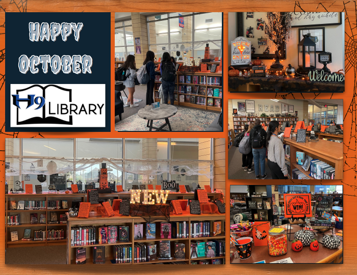 Hebron 9 Library (@h9library) on Twitter photo It's here...October has taken over the H9 Library & students are in for all the tricks and treats! Come by and check us out! ππ»π <a href="/hebron9th/">Hebron 9th Campus</a> <a href="/whiteleyreads/">Shannon Whiteley</a> <a href="/wernekea/">Amanda Werneke</a> #LISDLib It's here...October has taken over the H9 Library & students are in for all the tricks and treats! Come by and check us out! ππ»π <a href="/hebron9th/">Hebron 9th Campus</a> <a href="/whiteleyreads/">Shannon Whiteley</a> <a href="/wernekea/">Amanda Werneke</a> #LISDLib