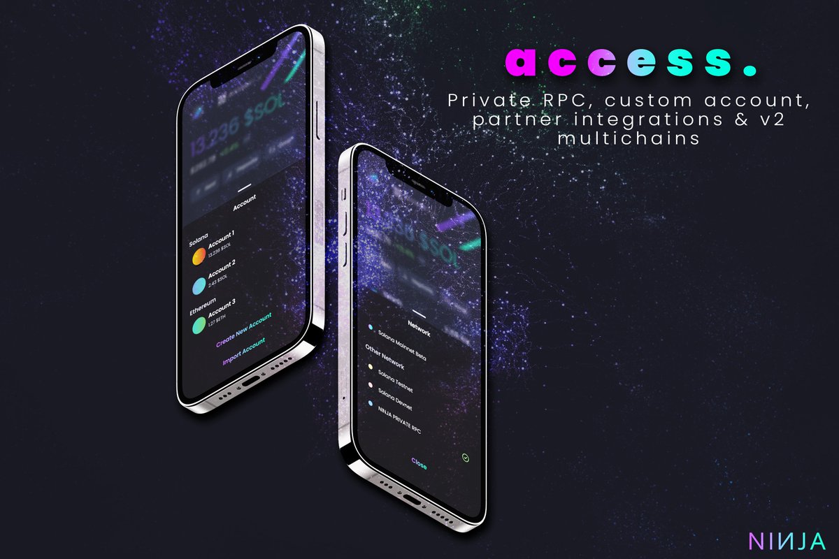 Ninja_WalletNFT's tweet photo. Are you ready to shift into supersonic gear ?

The Private RPC feature will be exclusive to pre-sale holders and will be tradable on secondary market as an NFT. 

Details about pre-sale is coming in the next few days. https://t.co/zpjkt44RDf