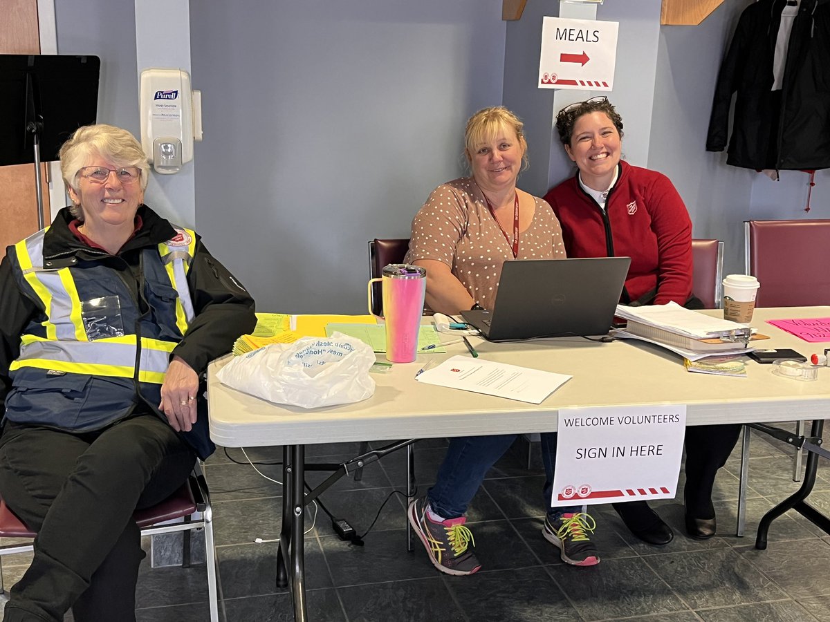 rickzelinsky's tweet photo. The strength of The Salvation Army is this; we were in the communities long before the storms hit. We were there when they made landfall. We left our homes without power to serve our neighbours and we aren’t leaving when the disaster’s done. @SAmaritime #Fiona https://t.co/QeGVaR0D4q