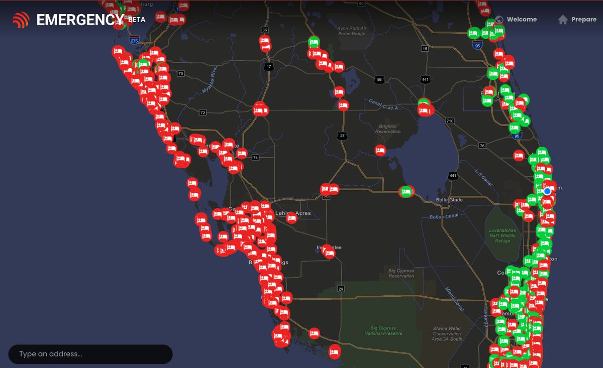 🚨 <a href="/EmergencyAppCo/">Emergency App 🚨</a> Showing Hotels Open &amp; Available Today

🏨 Only hotels in SWFL with rooms in Sarasota

🌀 #Ian either closed or booked up all these hotels with families or responders