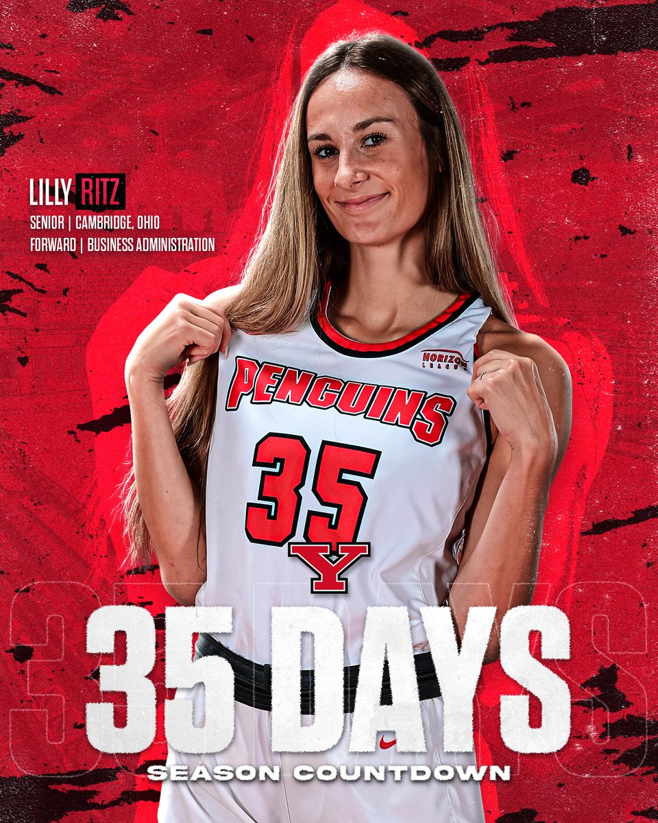 Five weeks / 3️⃣5️⃣ days from today until basketball season!

Our #35, Lilly Ritz, took #HLWBB by storm in her first year as a Penguin in 2021-22. She ranked in the top 3 in the HL in scoring, rebounding, FG% and steals to earn 1st-Team and All-Defense honors.

#GoGuins🐧