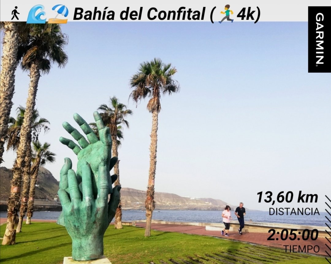 BiciGranCanaria's tweet photo. Paseo, carrera y natación en la #BahíaDelConfital
⛱️@LasCanteras
🚶♂️9k🏃♂️4k🏊♂️725m
☀️#MeteoGC⌚11🌡️28
🎧#BladeRunner #Vangelis
#LasPalmasDeGranCanaria
#GranCanaria
#DIABETESTIPOFREE
#MUÉVETEFRENTEALCÁNCER
#Correr #Run
#ImRunner #SoyCorredor
#Natación #Swimming
#NataciónAguasAbiertas https://t.co/FlmXbGHCIl