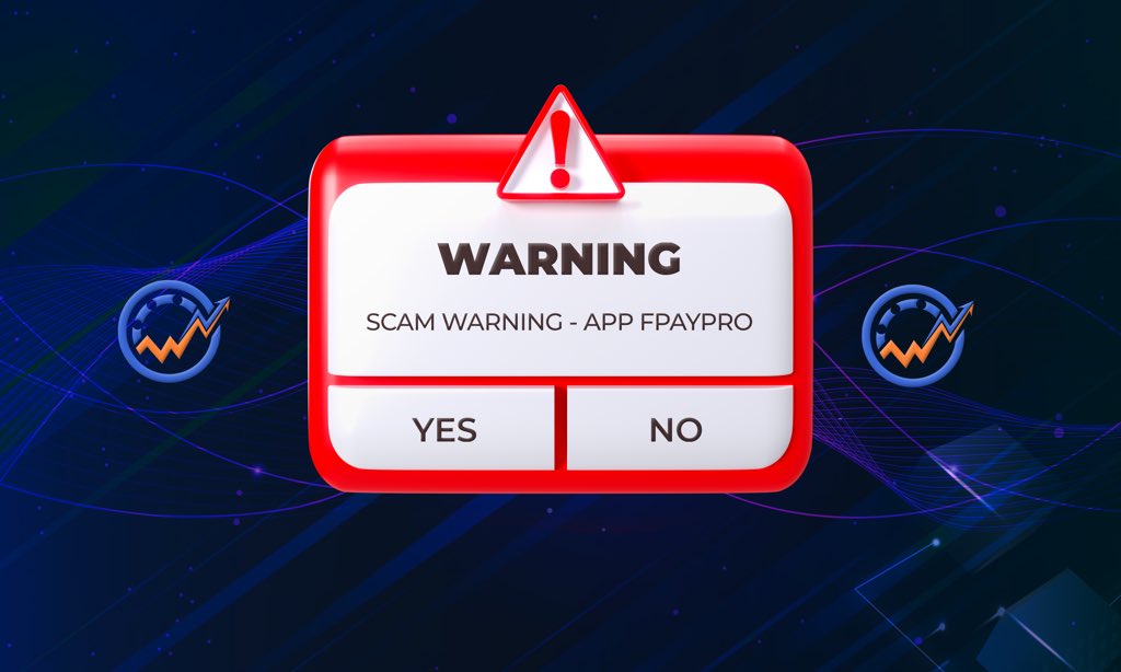 Timebit_OTC's tweet photo. ‼️SCAM WARNING - APP FPAYPRO‼️

 📍Scammers have another new trick.  They ask you to download the FpayPro app created by them and then load Usdt into it to transact.

 #timebit_otc #scam https://t.co/F9eYinwpRR