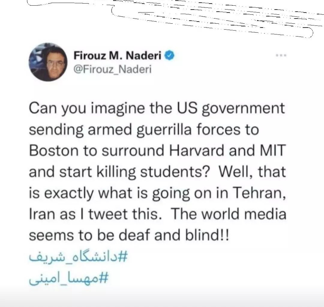 ShKhadivian's tweet photo. #زن_زندگی_آزادی #مهسا_امینی 
#Mahsa_Amini #SharifUniversity 
@Firouz_Naderi https://t.co/cy8oR1Xmrf