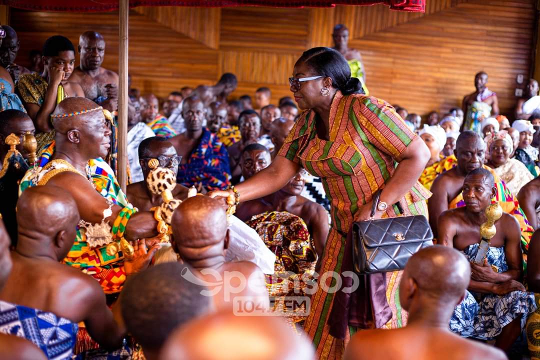 sankofa_asante's tweet photo. @Akwasidae, 
Manhyia:  Nana ne ne Ye.
(Otumfoɔ Santehene and his Wife). @ManhyiaPalace @Otumfuofdn https://t.co/5tS8WAqbDt