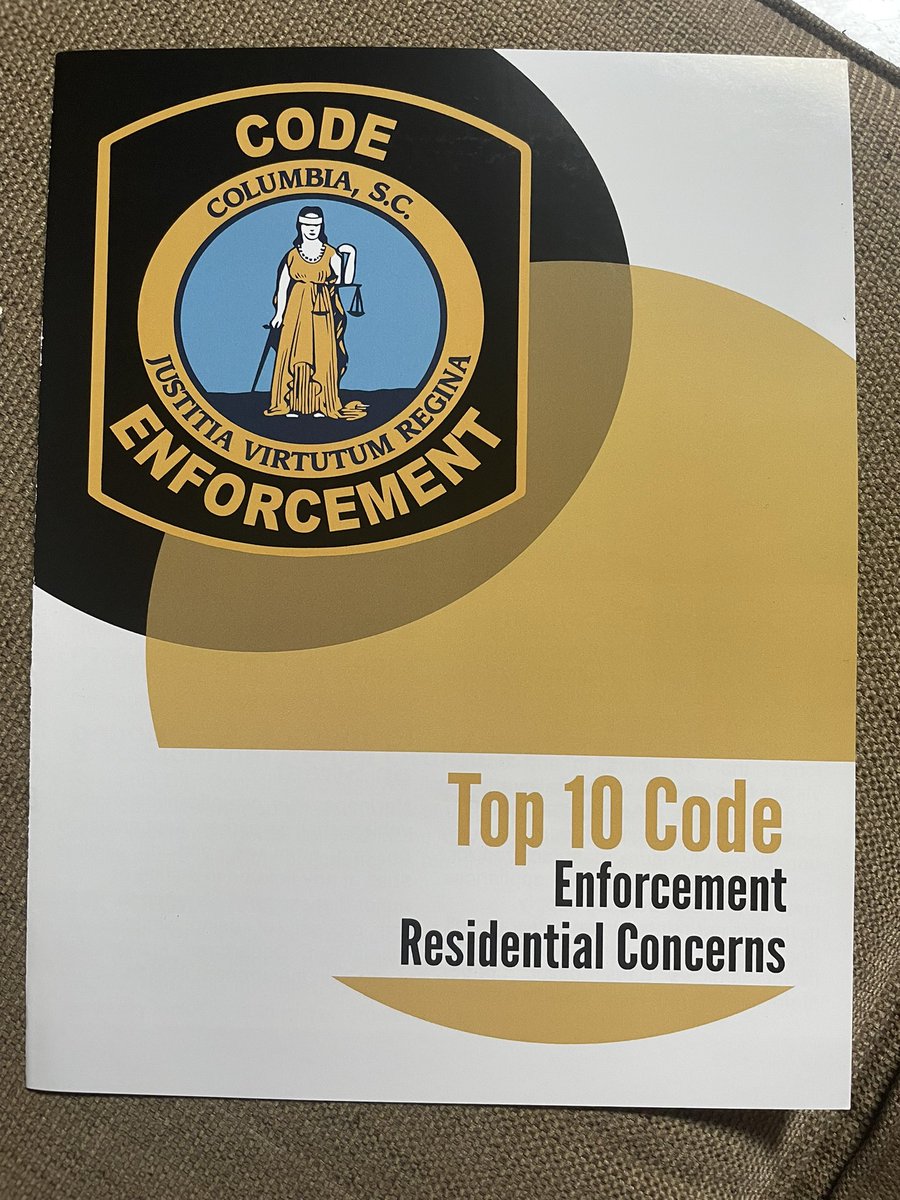 Code Enforcement Representative Jerry Smith @ColumbiaPDSC talks with @wis10 on #SodaCityLive discussing the “Top 10 Code Enforcement Residential Concers” as we enter Code Enforcement Month. #WeAreColumbia