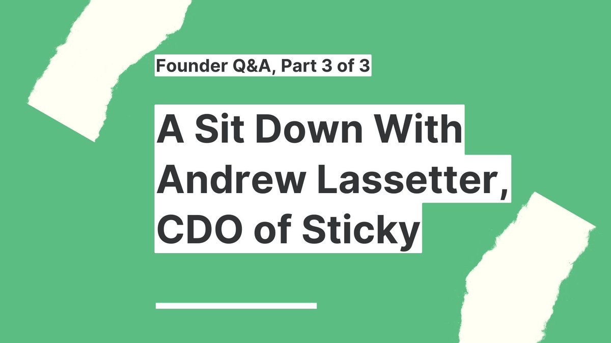 RealStickyApp's tweet image. Focus on What Matters Most: A Sit Down With the CDO of Sticky

| Read The Latest Blog From Our Founder Q &amp;amp; A series.

sticky.app/post/focus-on-…