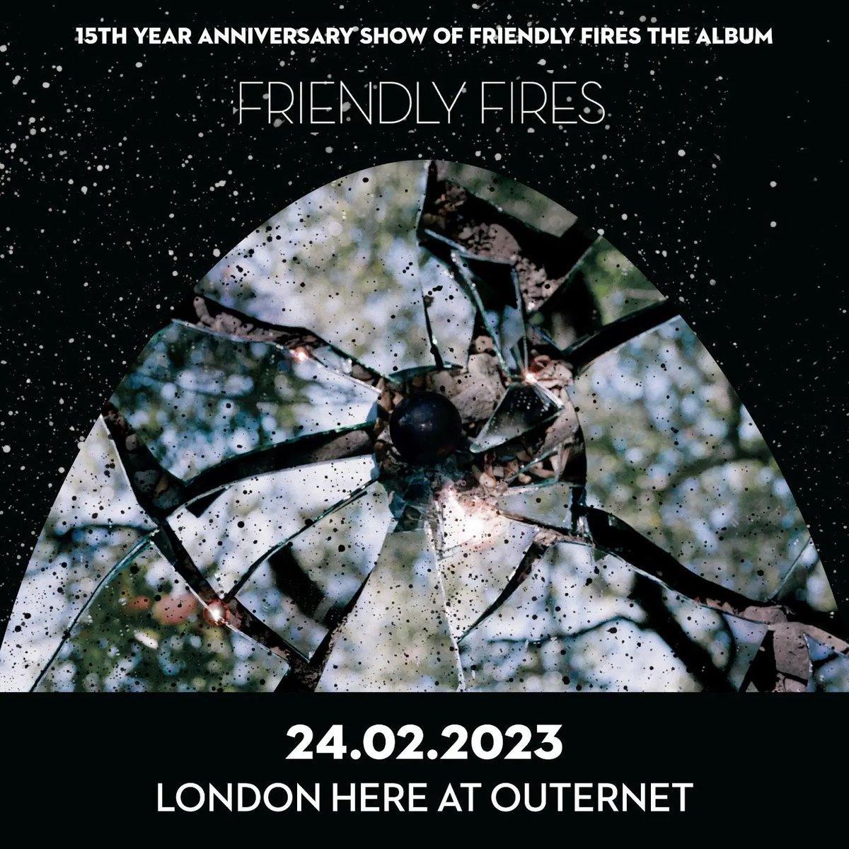 Friendly Fires - 15 years of the debut album. 24.02.23 - HERE at Outernet, London Fan pre-sale via Dice starts Wednesday 5th October at 10am gigst.rs/FFPre